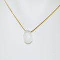 Collar Piedra Luna Acero Inoxidable