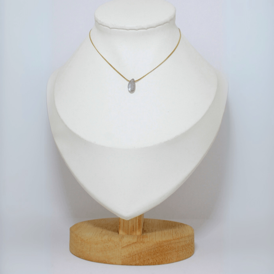Collar Labradorita Acero Inoxidable