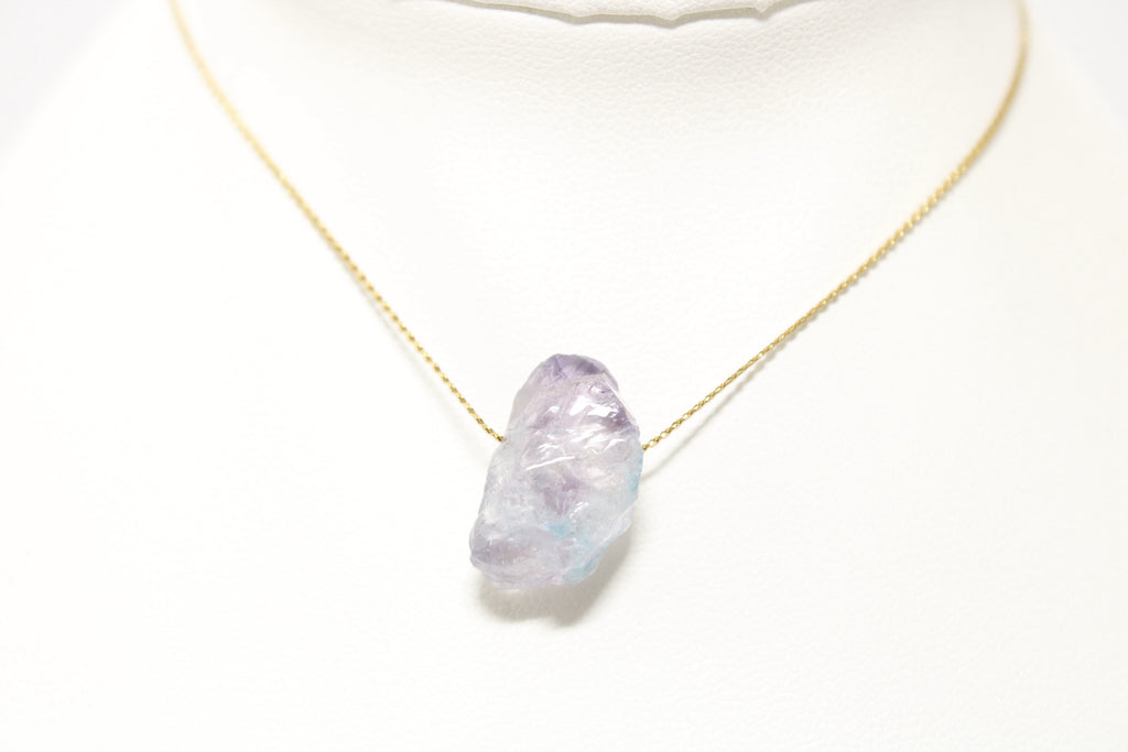 Collar Fluorita Acero Inoxidable