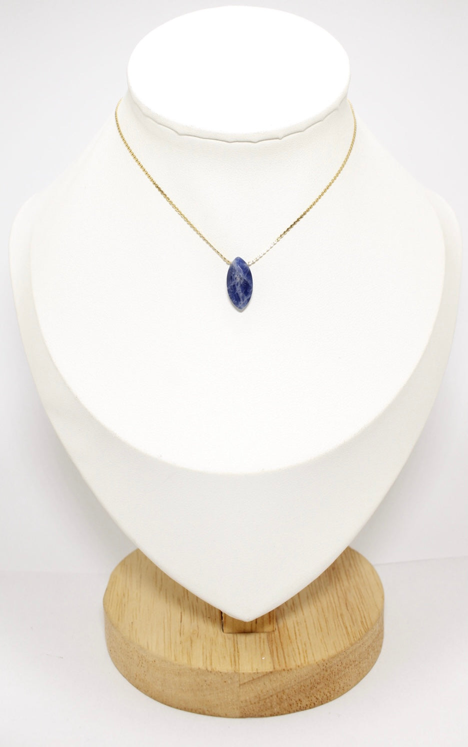 Collar Lapislázuli Acero Inoxidable