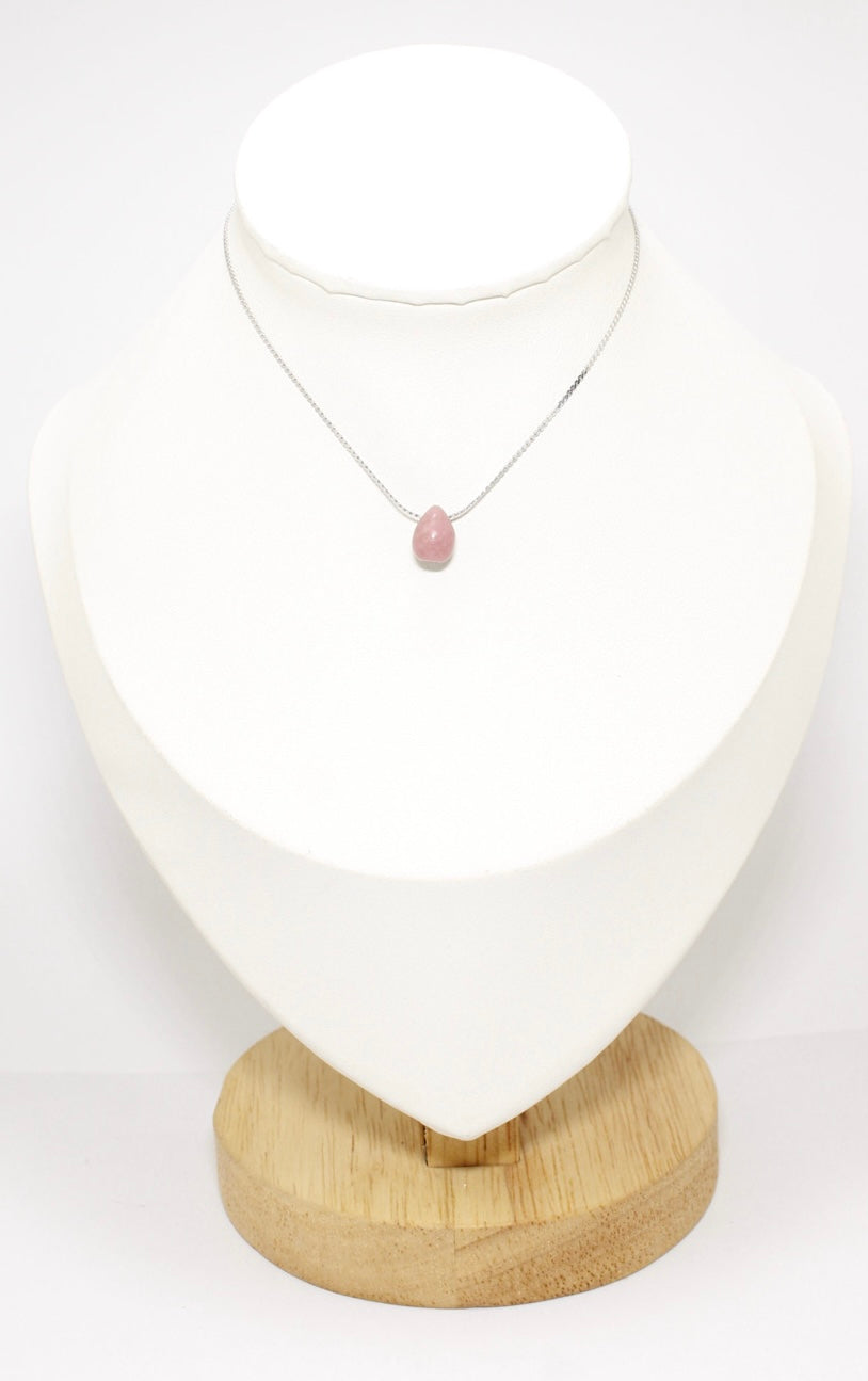 Collar Rodocrosita Acero Inoxidable