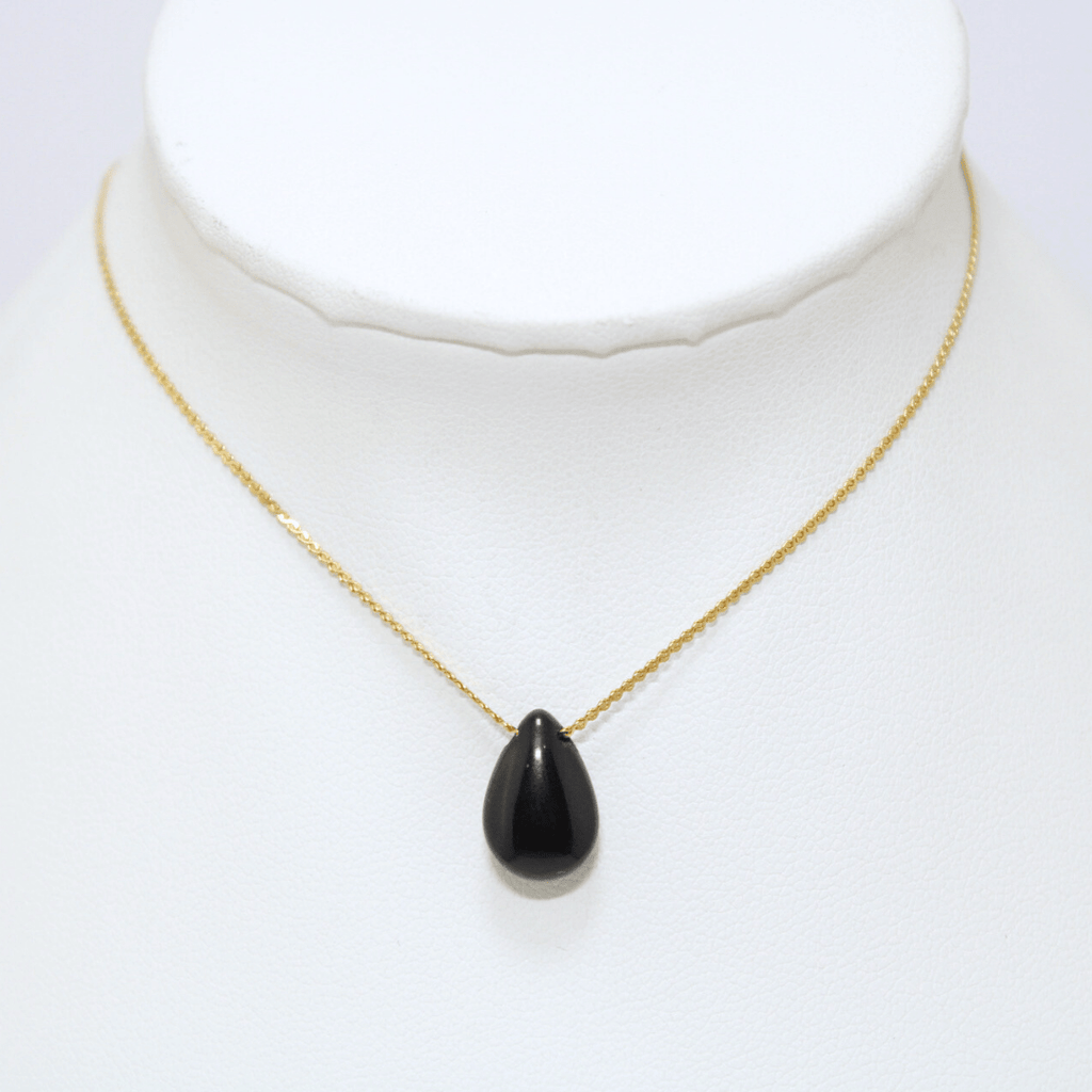 Collar Ónix Acero Inoxidable