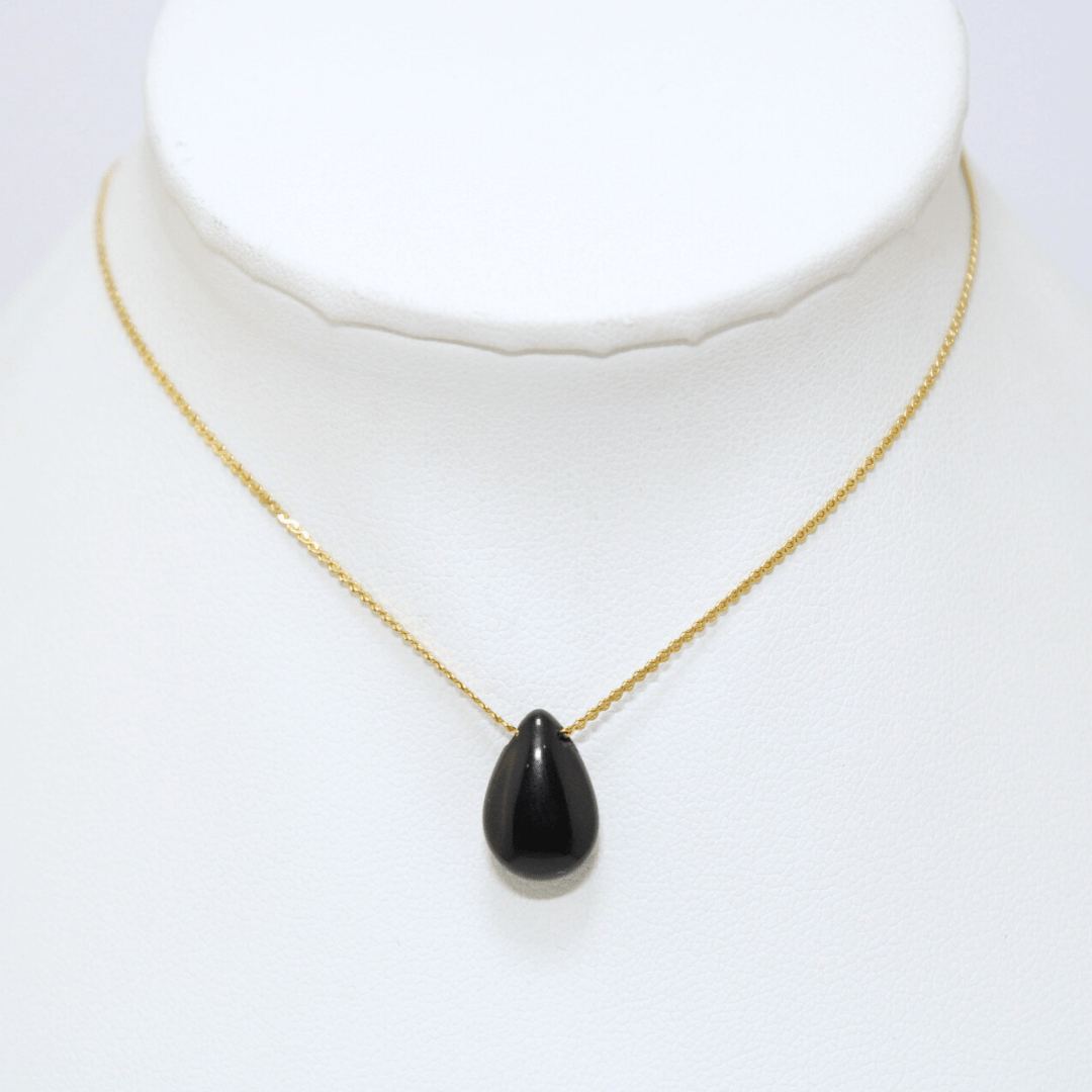 Collar Ónix Acero Inoxidable