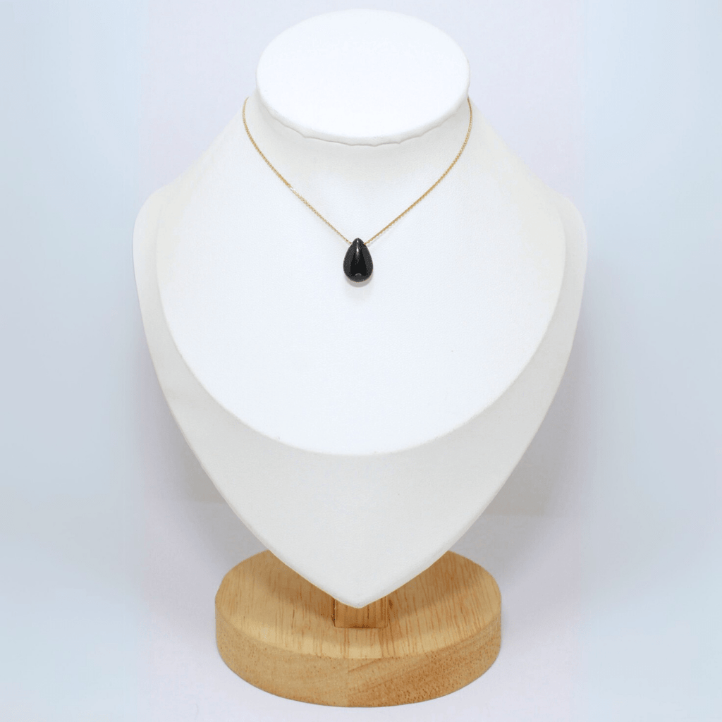 Collar Ónix Acero Inoxidable