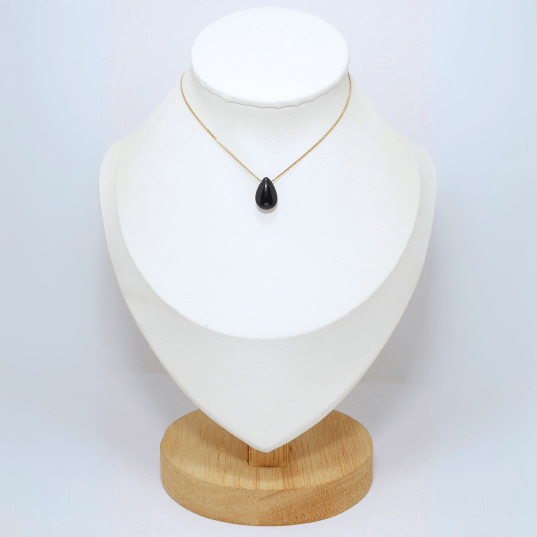 Collar Ónix Acero Inoxidable