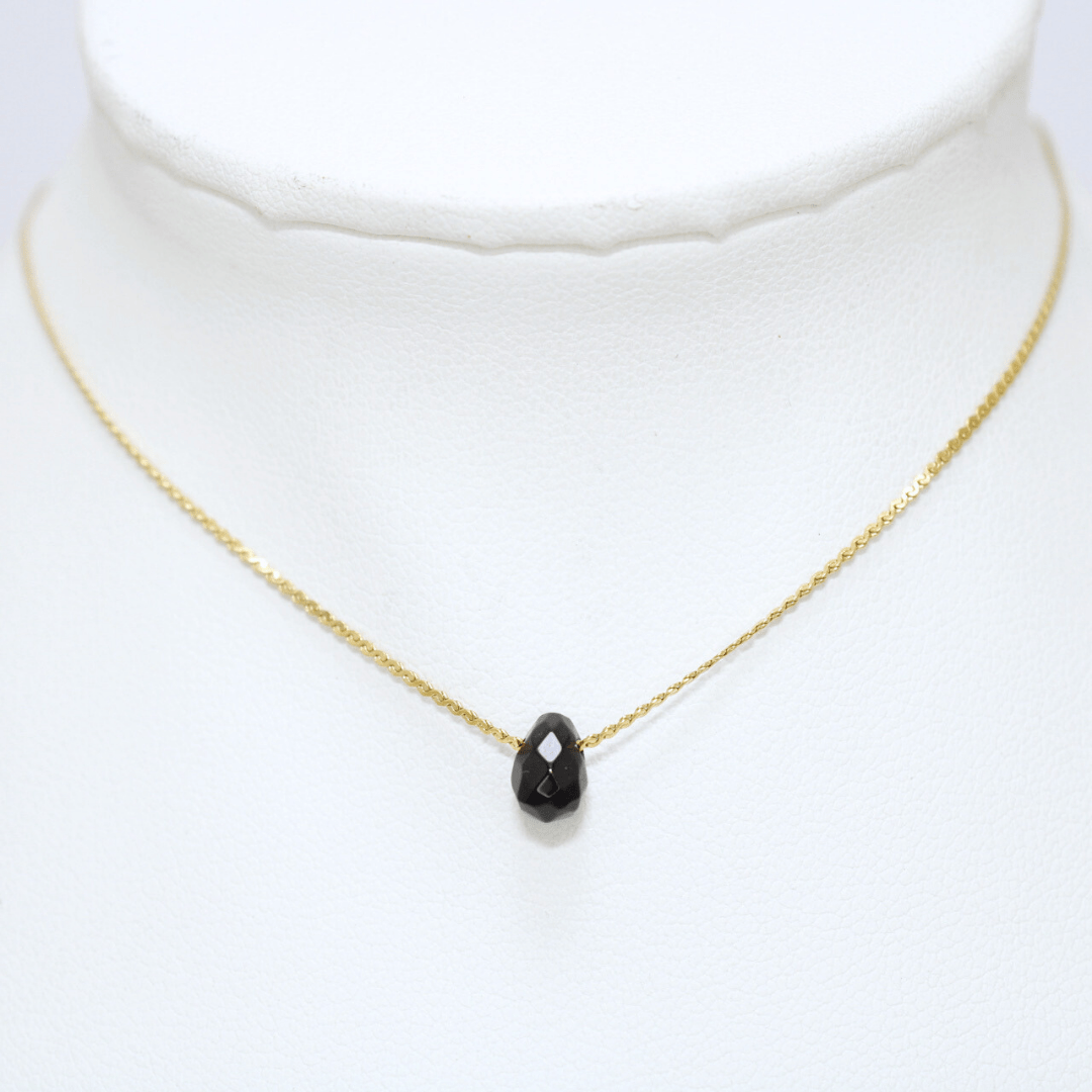 Collar Ónix Acero Inoxidable