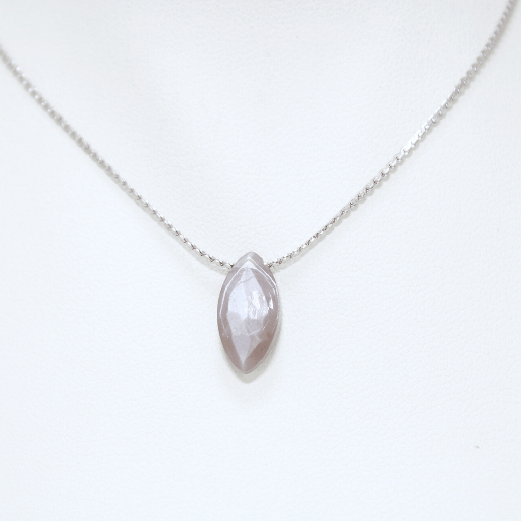 Collar Piedra de Sol Acero Inoxidable
