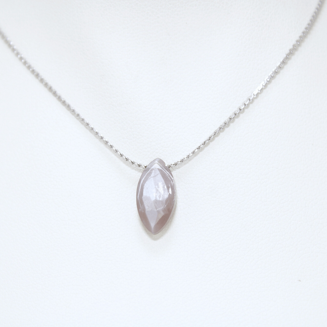 Collar Piedra de Sol Acero Inoxidable